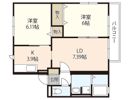 WOODFIELDⅠの間取り画像