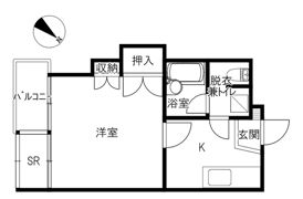 グレープハイツの間取り画像