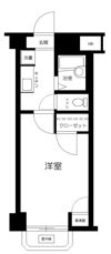 カルム赤坂の間取り画像