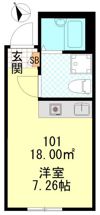 クレール弘明寺の間取り画像