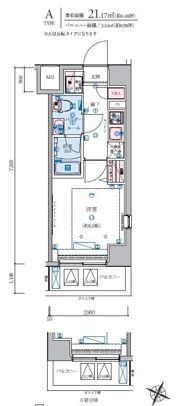 リヴシティ横濱石川町の間取り画像