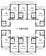 ダイドーメゾン岡本の間取り画像