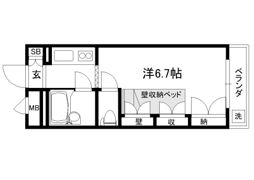 セレーネ田辺Ⅳの間取り画像