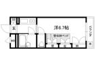 セレーネ田辺Ⅳの間取り画像