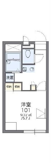 レオパレスプレミールの間取り画像