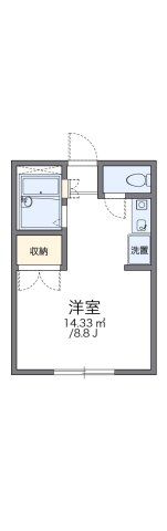 レオパレス中町の間取り画像