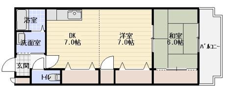 パラシオン菊水の間取り画像