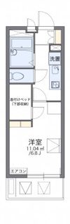 レオパレス神無月の間取り画像