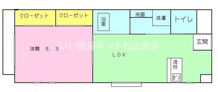 ピコティⅡの間取り画像