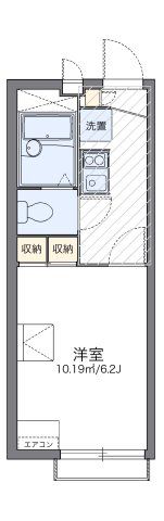 レオパレス静岡大学前セカンドの間取り画像