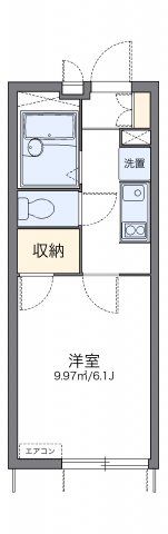 レオパレスブルーシャインの間取り画像