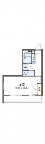 レオパレスホワイエⅢの間取り画像