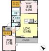 ボヌールⅠの間取り画像