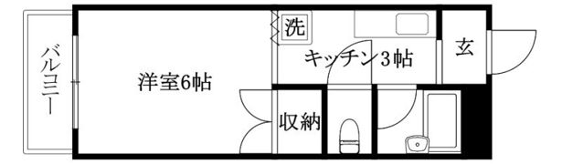 コーキハイツの間取り画像