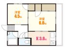 津田コーポの間取り画像