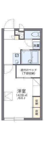 レオパレス神ヶ辻中の間取り画像