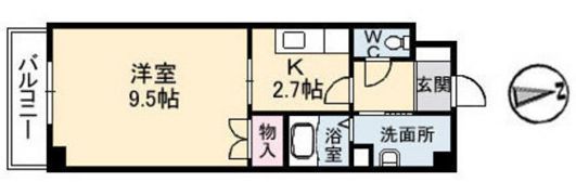 クレール光が丘の間取り画像
