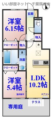サウスヒルズⅢの間取り画像