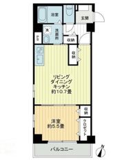 セレ グレージュの間取り画像