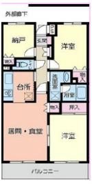 ソシア勝見田の間取り画像