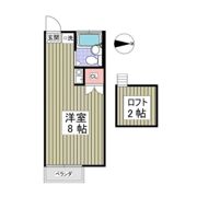 ヴィラ椚田の間取り画像
