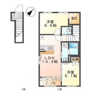 ココル岡前の間取り画像