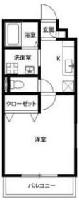 アンプルール リーブル すみれⅡの間取り画像