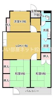 西沢ビルの間取り画像