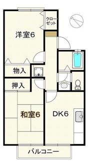 市ヶ尾森ビル壱番館の間取り画像