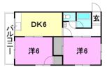 フィックス2の間取り画像