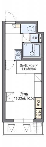 レオパレスパルコートCの間取り画像