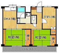 ビレッジハウス沼小柳2号棟の間取り画像