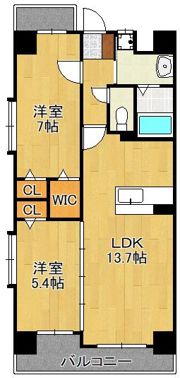 セレーノ行橋の間取り画像