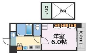 エステムコート難波ミューステージの間取り画像