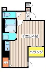 クレール上本町の間取り画像