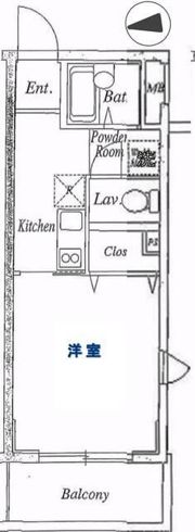 グレイスコート武蔵小杉の間取り画像