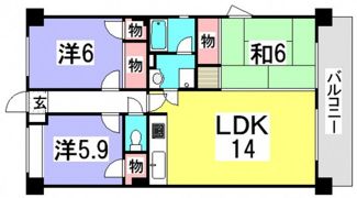 第3橘谷ビルの間取り画像