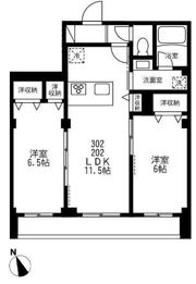 ラシーネ上板橋の間取り画像