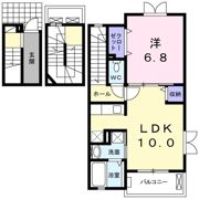 プラシード染宮の間取り画像