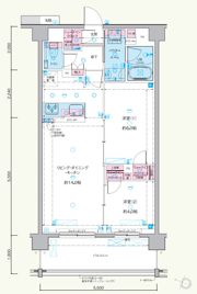 GENOVIA隅田川east skygardenの間取り画像