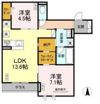 D-comodo小金井貫井北町の間取り画像