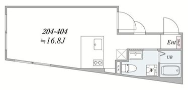 the trias nishinipporiの間取り画像