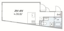 the trias nishinipporiの間取り画像