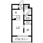 アイボリーポワント難波WESTの間取り画像