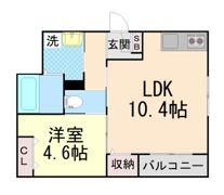 ポラリスの間取り画像