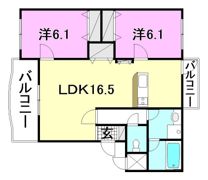 ブライム グッドウェイブ 2の間取り画像