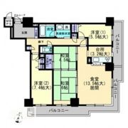 ファミールタワープラザ岡山イーストタワーの間取り画像