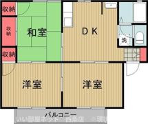 シャルマン舟山B棟の間取り画像