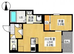 REGALEST出石町の間取り画像