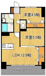ルーブル黄金の間取り画像